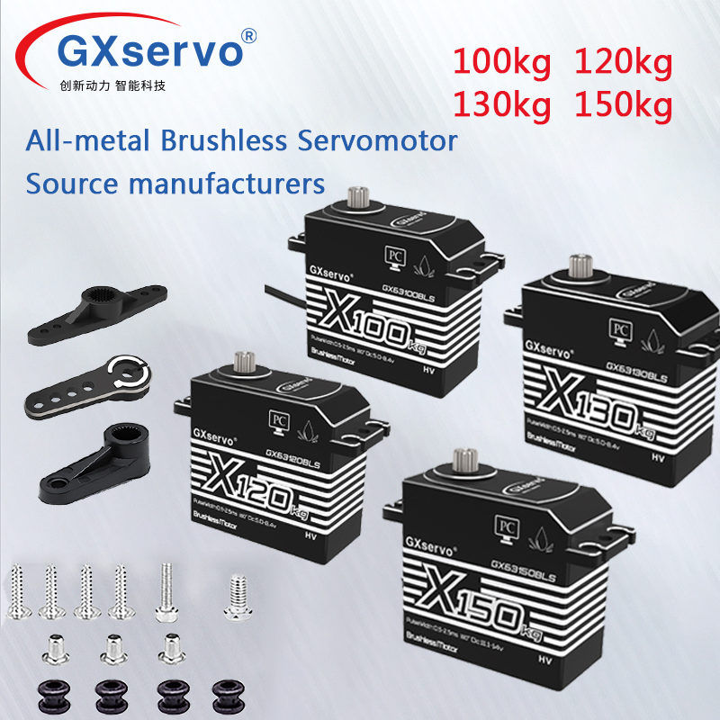 Heavy Equipment Vehicles - GXservo High Torque IP67 Servos 100kg