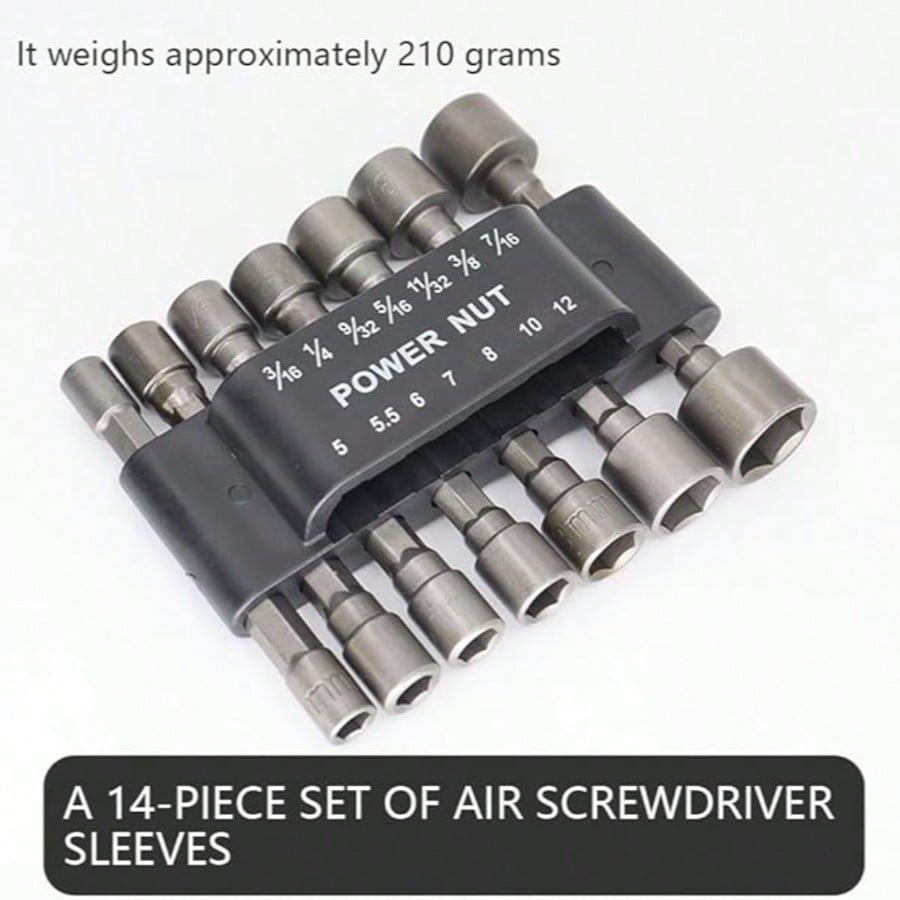 Heavy Equipment De - Professional Metric SAE Nut Driver Bits