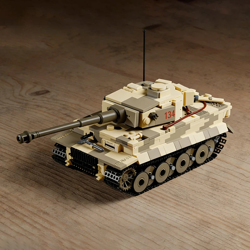 Heavy Military Tank Model MOC  - Heavy Equipment Battery ulasan dan harga