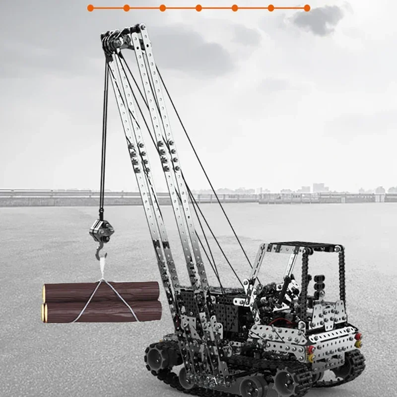 DIY Metal RC Crane Electric Ho - Heavy Equipment Vehicles ulasan dan harga
