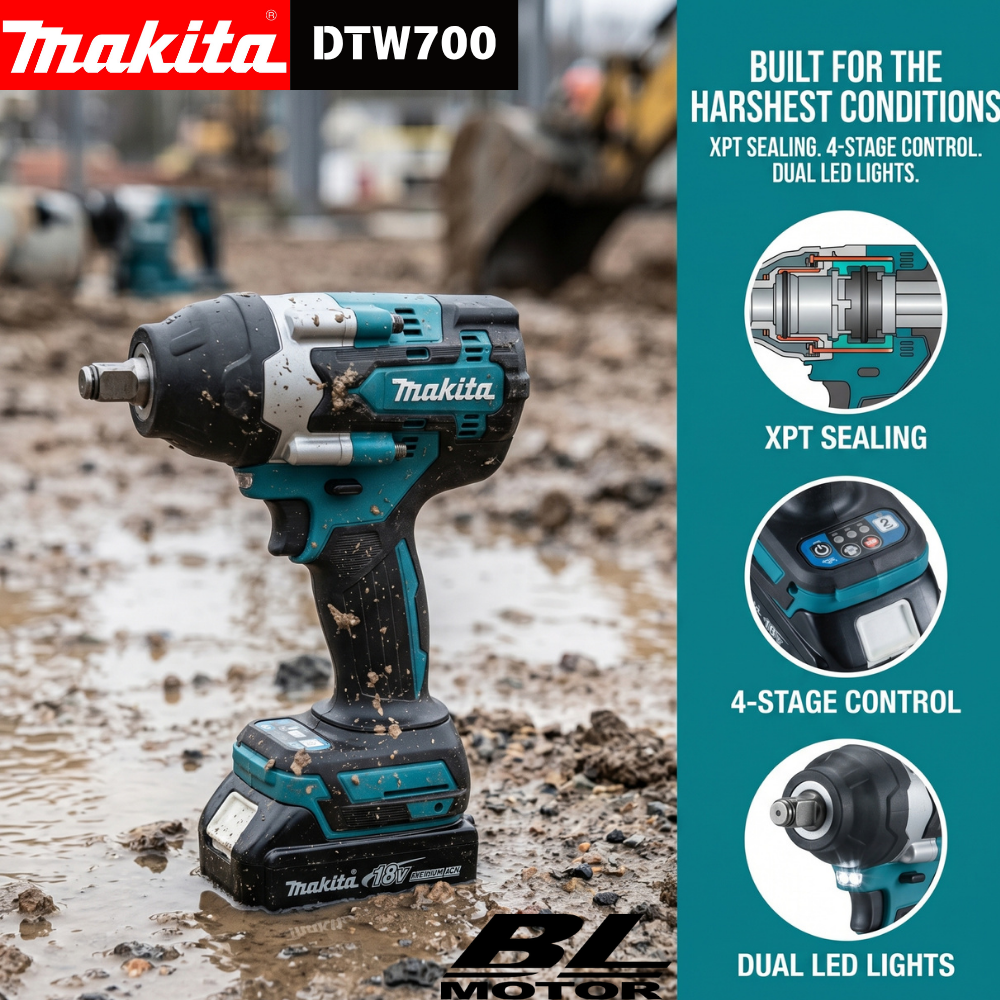 Makita DTW700 18V Cordless Bru - Heavy Equipment Battery ulasan dan harga