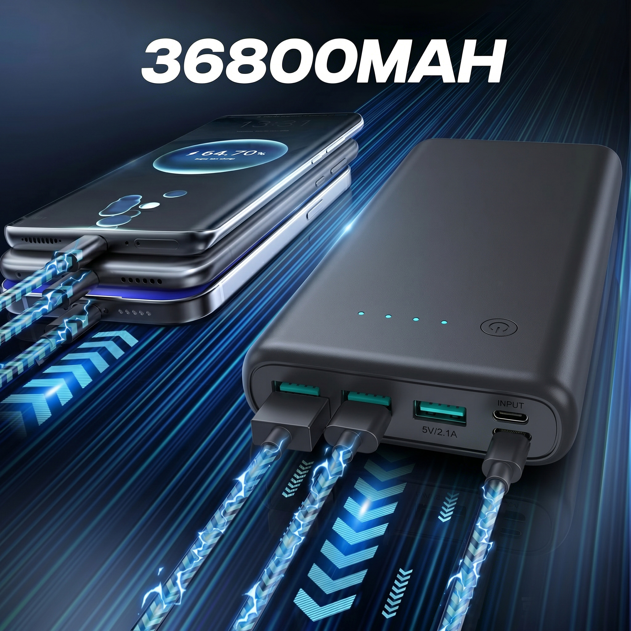 36800mAh High Capacity Power B - Heavy Equipment Battery ulasan dan harga