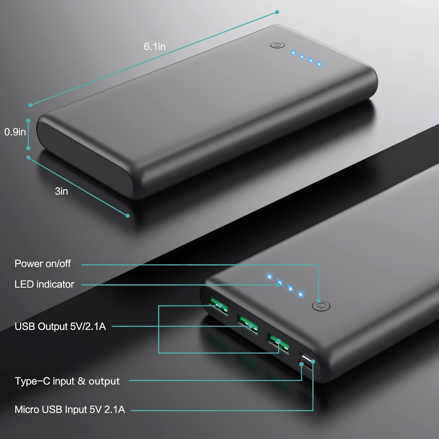 36800mAh High Capacity Power B - Heavy Equipment Battery ulasan dan harga