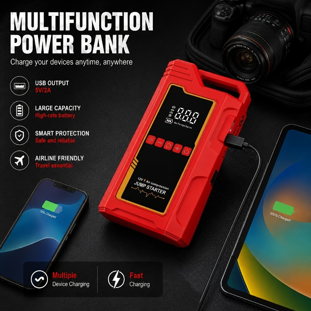 20000A Peak 12-in-1 Portable J - Heavy Equipment Battery ulasan dan harga