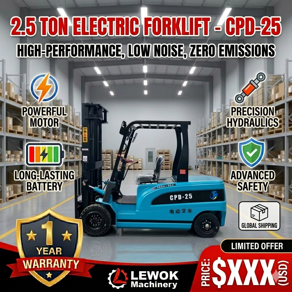 Electric Forklift Pallet Stack - Heavy Equipment Battery ulasan dan harga