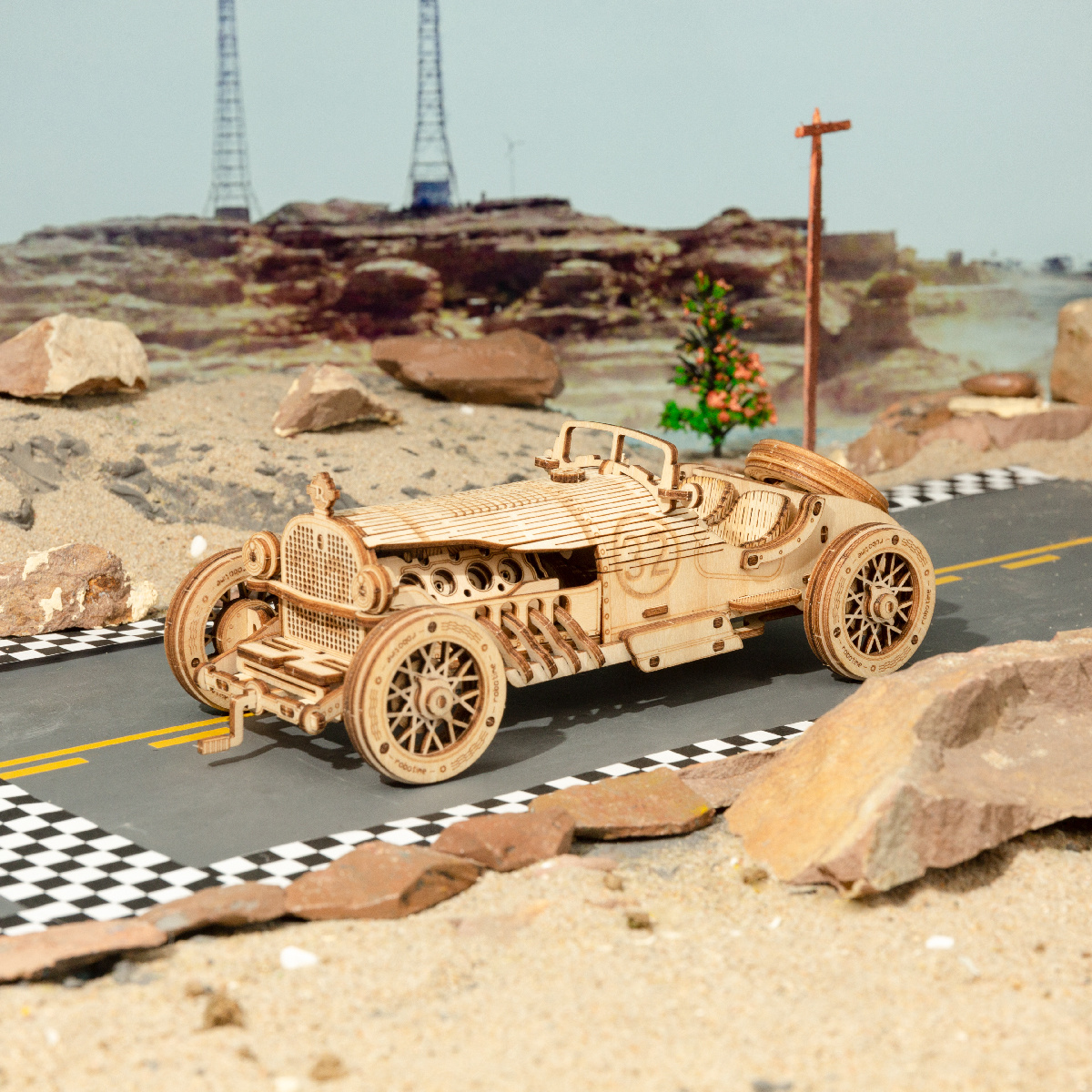 Robotime Classic Car 3D Wooden - Heavy Equipment Vehicles ulasan dan harga