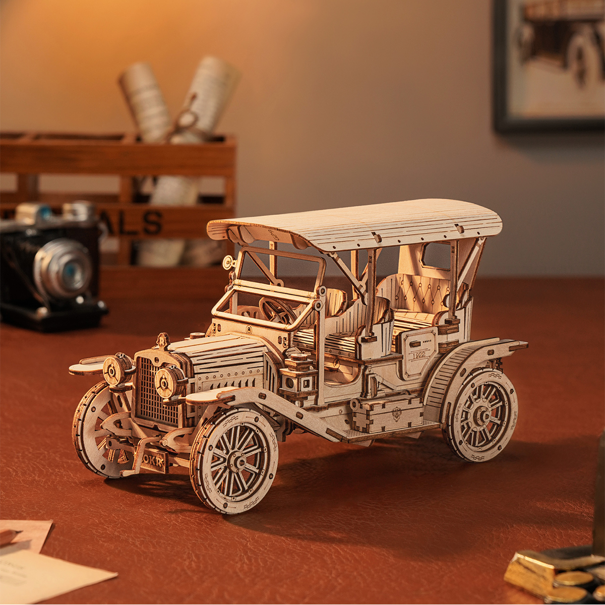 Robotime Classic Car 3D Wooden - Heavy Equipment Vehicles ulasan dan harga