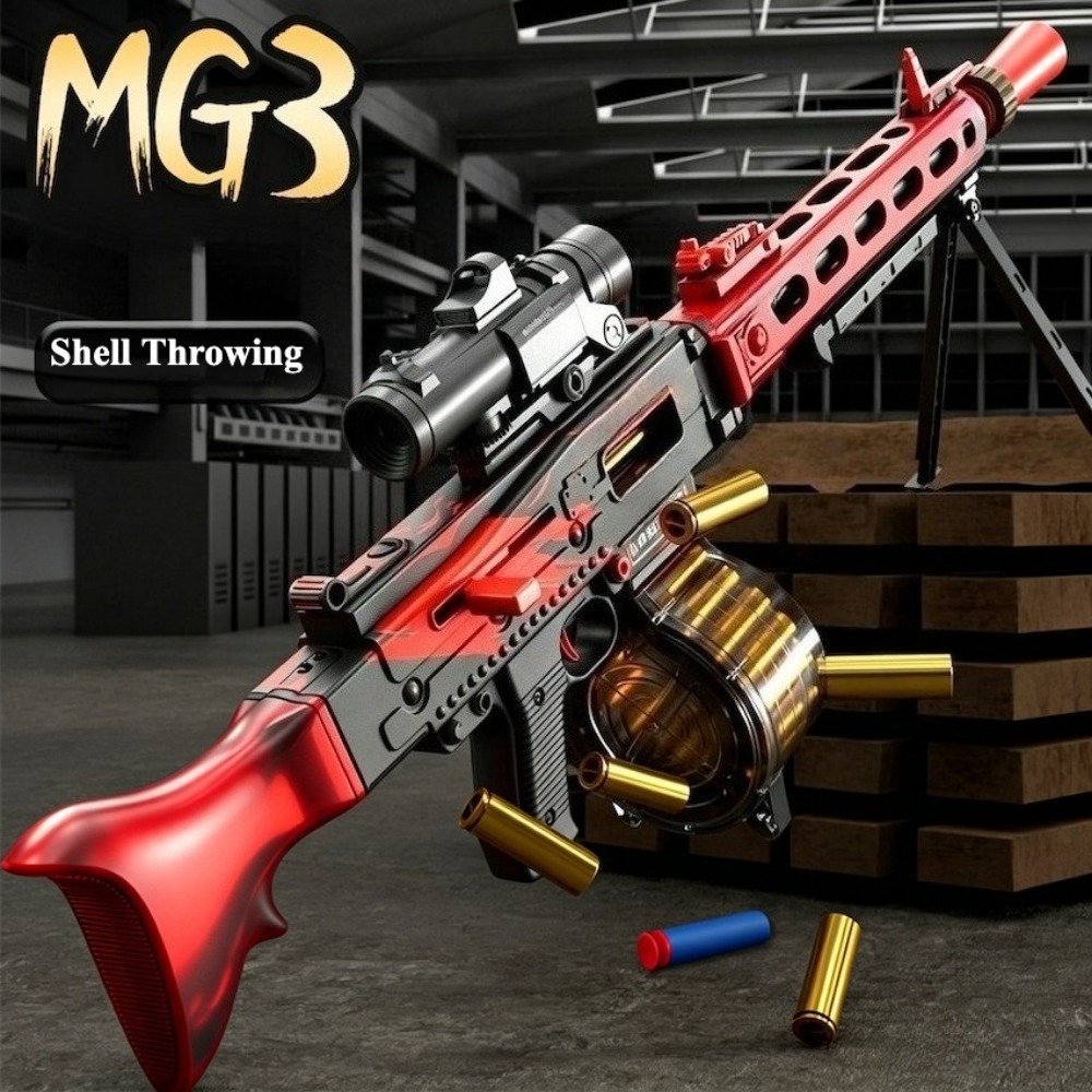 MG3 Shell Ejecting Soft Bullet - Heavy Equipment Certificate ulasan dan harga