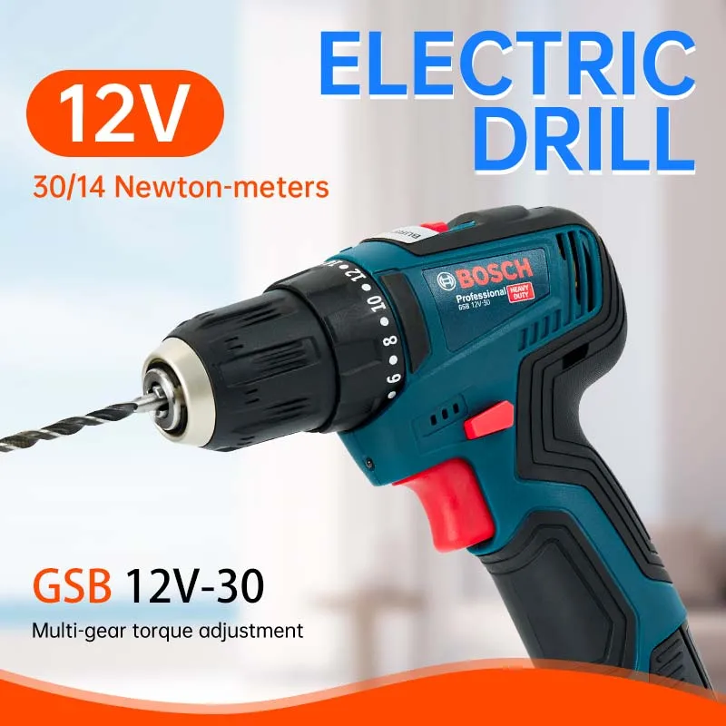 Bosch GSB-12-V30 Electric Dril - Heavy Equipment Battery ulasan dan harga