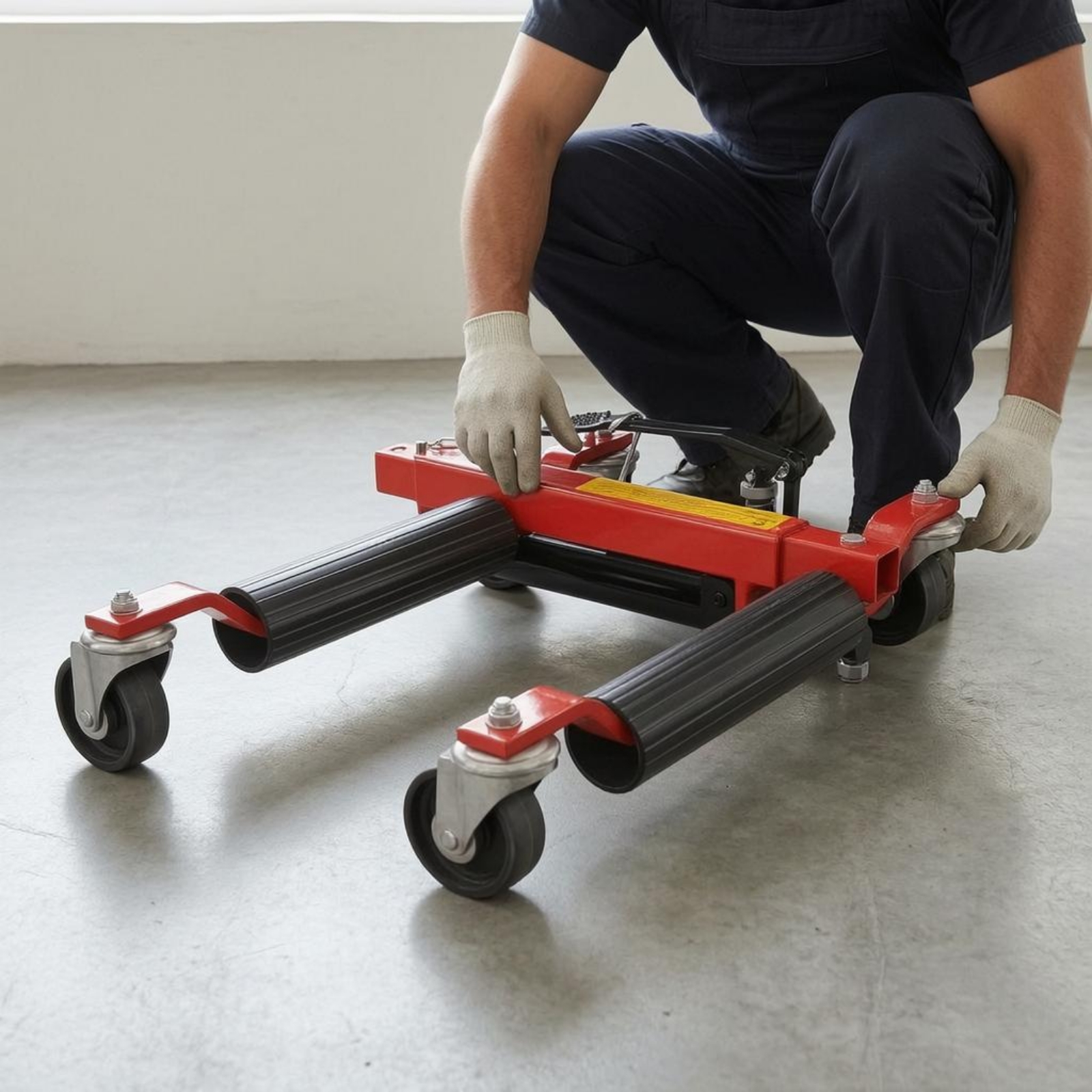 Hydraulic Vehicle Mover Caster - Heavy Equipment Vehicles ulasan dan harga