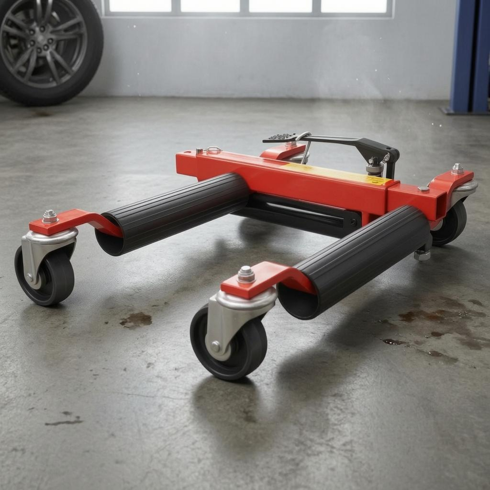 Hydraulic Vehicle Mover Caster - Heavy Equipment Vehicles ulasan dan harga