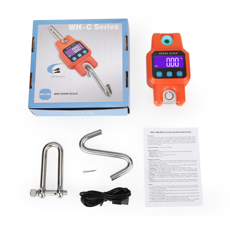 300kg/50g Bluetooth Crane Scal - Heavy Equipment Battery ulasan dan harga